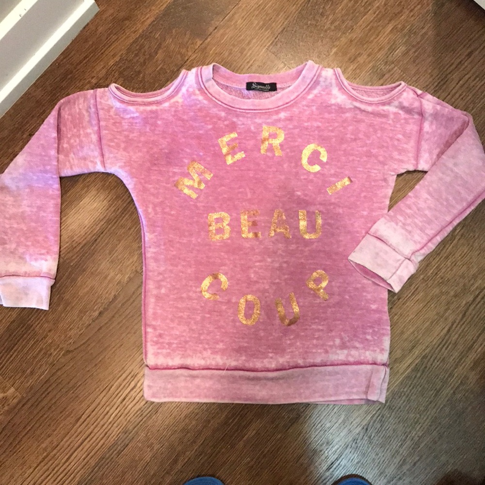 Girls’ Nordstrom statement sweatshirt.